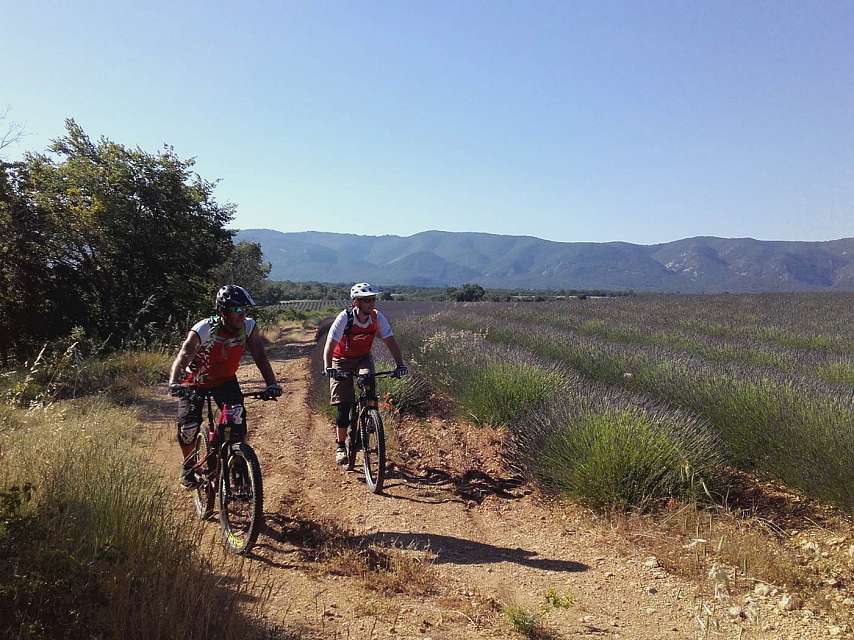 tour du luberon en vtt