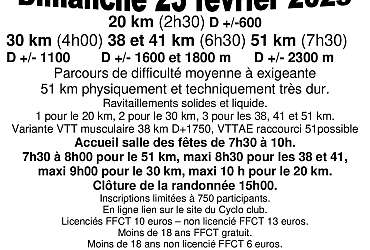 Randonnée VTT la Mérandolaise